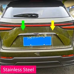 For Lexus NX 250 350 350h 450h+ 2022 2023 2024 2025 Stainless Steel Trunk Lid Tailgate Strips Trims Moulding