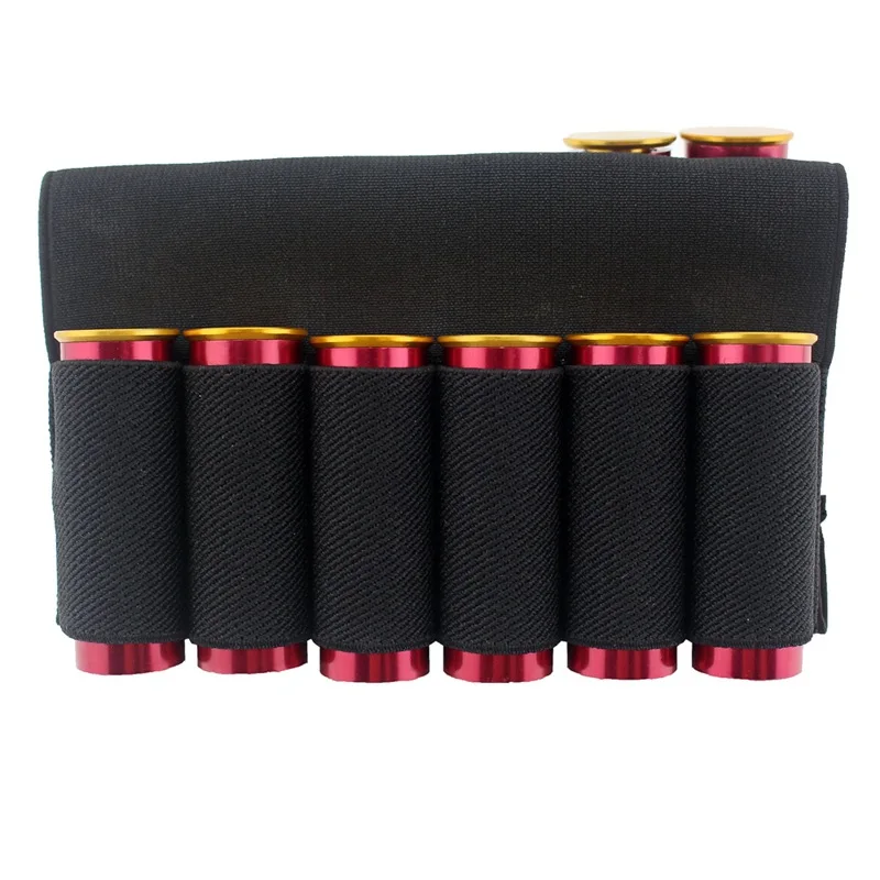 8 Hole Airsoft Shells Tactical Hunting Military Army Ammunition Shotgun Cartridge 12/20 Gauge Bag Cover Buttstock Holder Support
