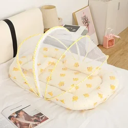 Newborn Biomimetic Sleeping Mat Bed Baby Mosquito Net Mattress Bed Middle Bed Baby Portable