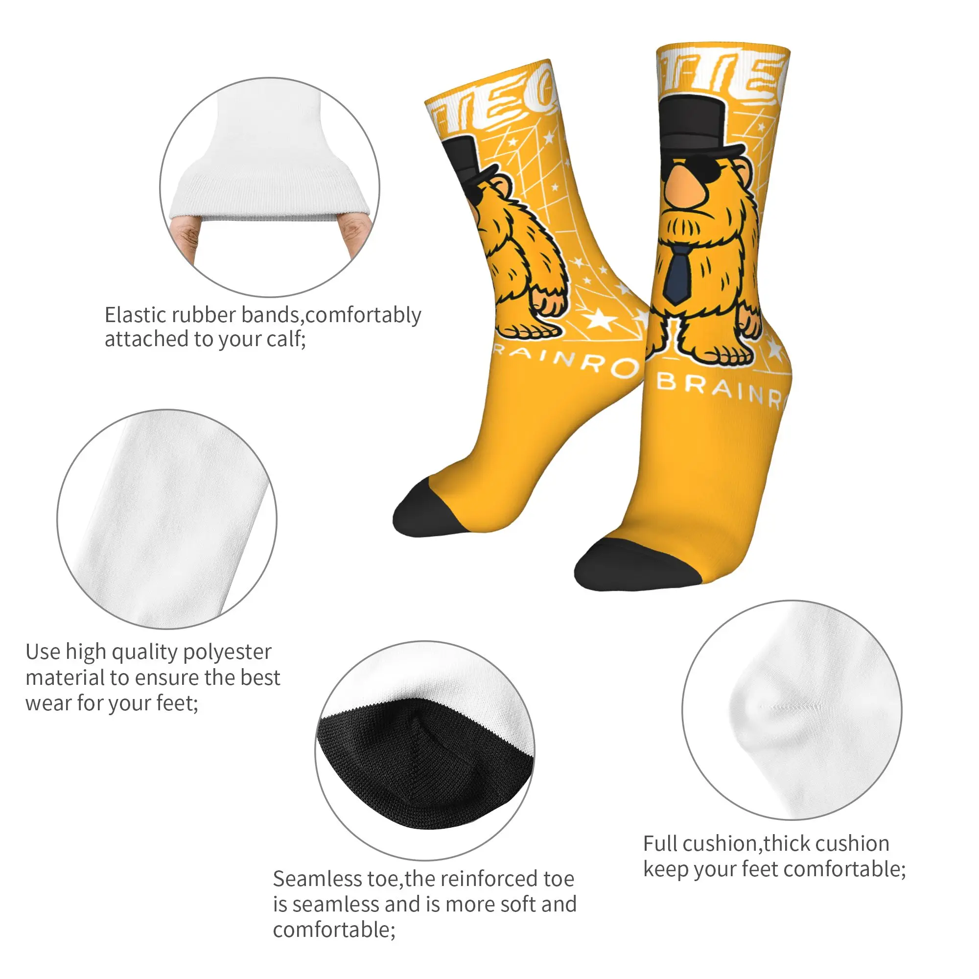 زوجين الجوارب Matteo الإيطالية-Brainrot مضحك ميمي الجنرال Z جوارب الفيروسية عدم الانزلاق متوسطة جوارب ناعمة الخريف جوارب رياضية غير رسمية #6