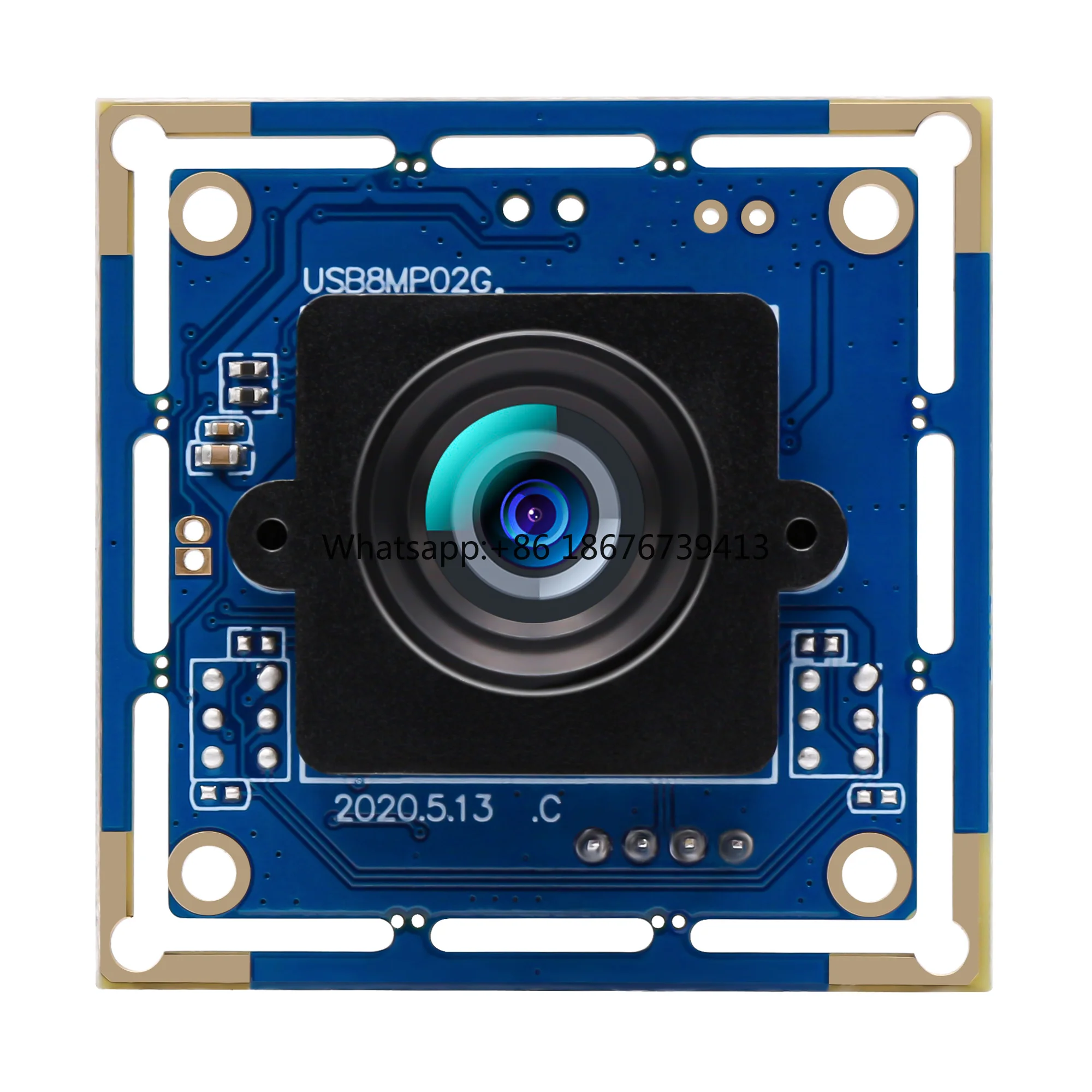 8MP Lightburn Camera Module High Resolution No Distortion Lens 4K Webcam Board IMX179  USB Computer Camera for Scanning
