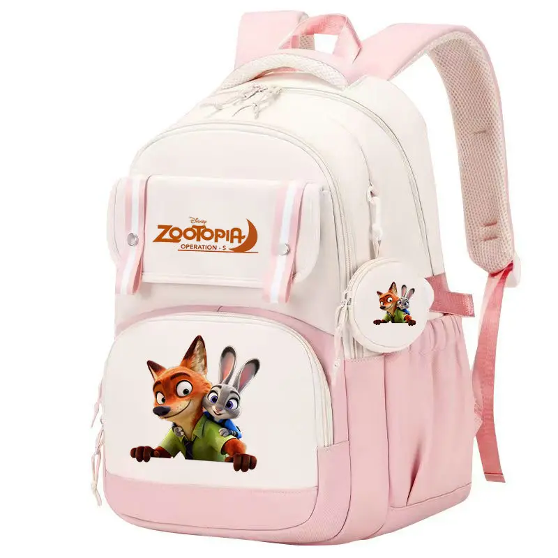 Zootopia 2, mochilas escolares populares para niños y adolescentes, Mochila de moda de alta capacidad para estudiantes, Mochila de viaje para niñas, regalo