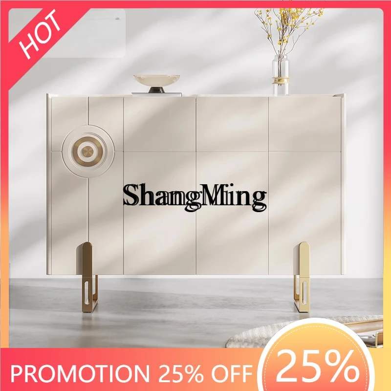 

Стильный современный простой шкаф-перегородка из массива дерева для прихожей, домашний шкаф для хранения у входа в виллу