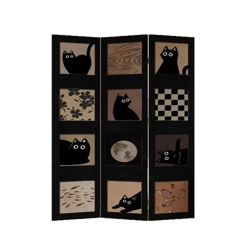 For Screen Partition Living Room Shade Office Entrance Decoration Foldable Mobile Folding Screen