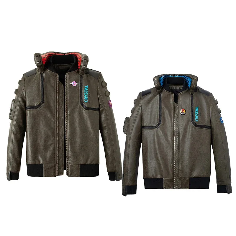 لعبة الشرير نمط 2077 الساموراي الشخصية الرئيسية الخامس تأثيري حلي للرجل فو الجلود لعبة سترة جديدة