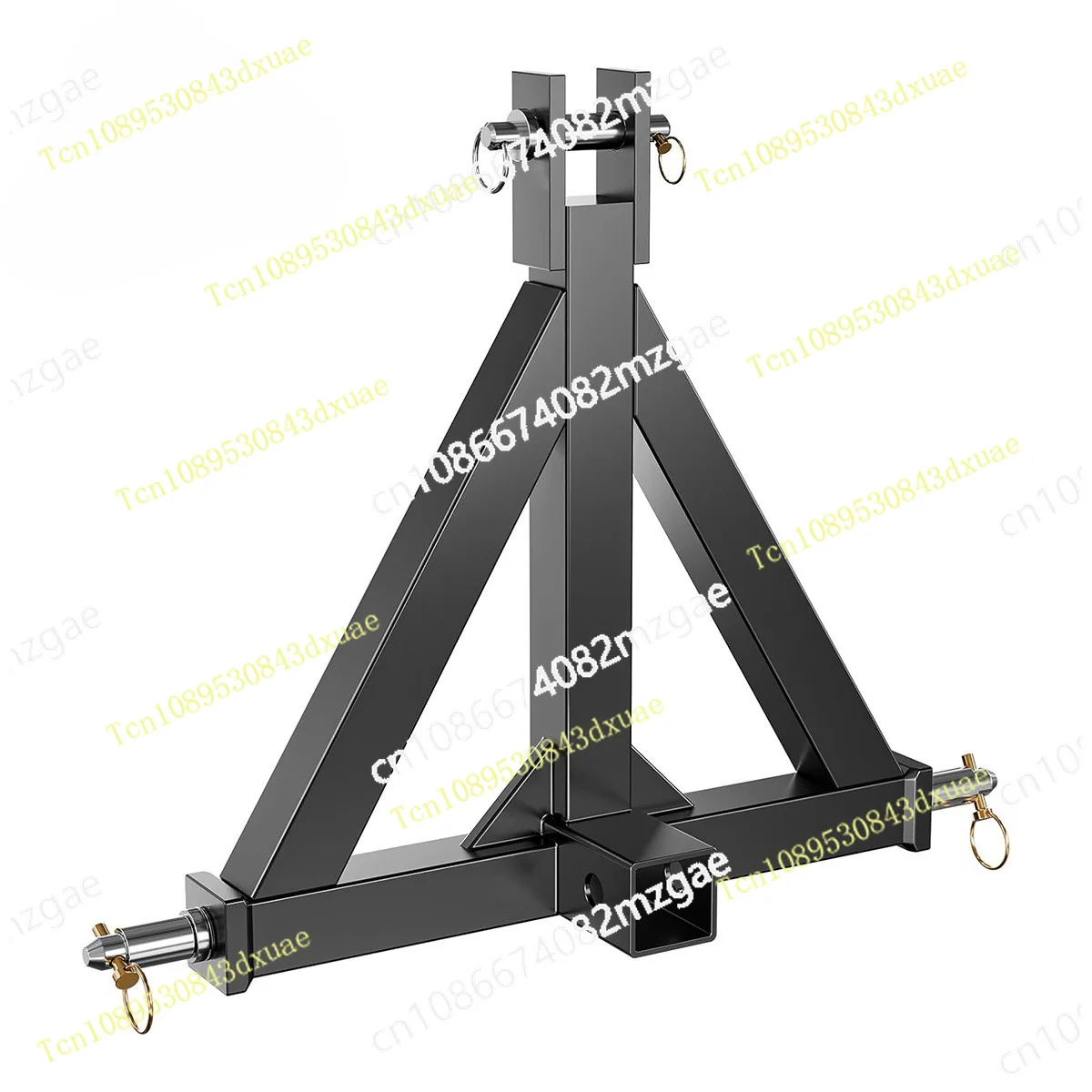3-Point Trailer Hook Receiver Heavy Duty Tractor Tow Bar Quick Hook Attachment