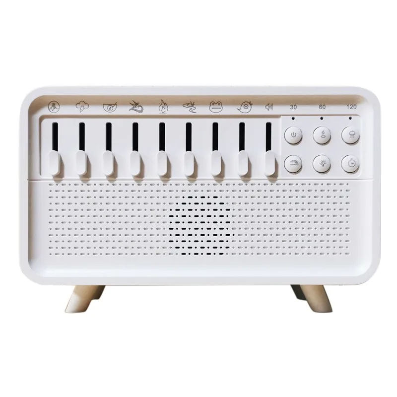 

Natural scene speaker flame bluetooth speaker white noise machine sleep meter decompression player birthday gift girl