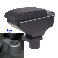 For Volkswagen UP Armrest Box For Skoda Citigo VW UP Seat Mii Car Armrest Auto Storage Box Arm Bracing heighten Interior Details