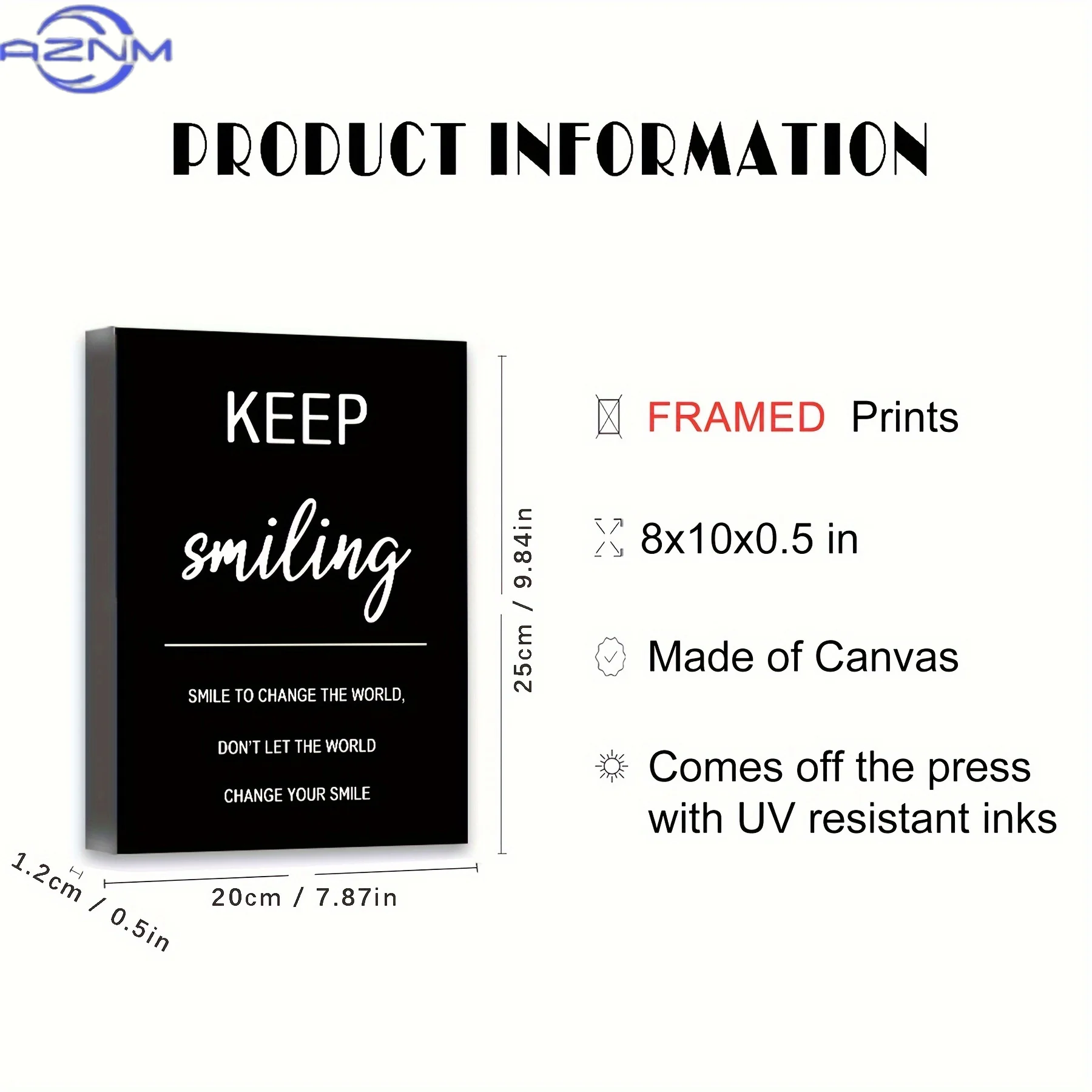 Inspirational Office Framed Wall Art Motivational Wall Decor Quotes Wall Art for Living Room Encouraging Canvas Posters for Bedr