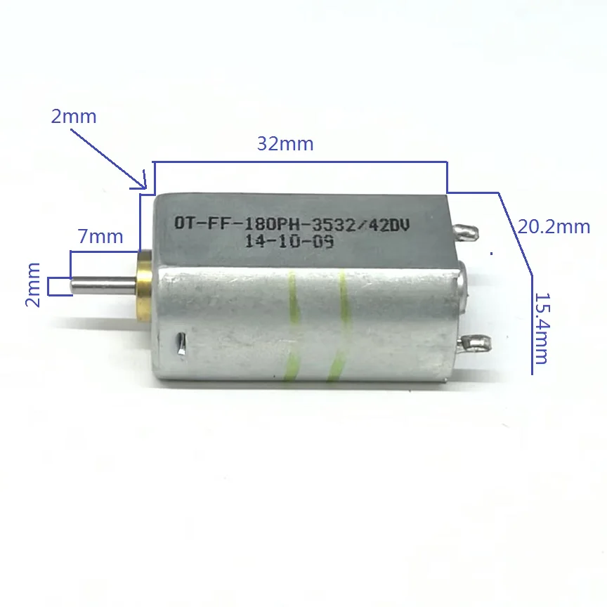 1PCS/LOT Micro Motor FF-180PH DC3V-4.8V DC Motor 180 High Speed 45000RPM for Electric shaver, Toothbrush FF-180PH-3532