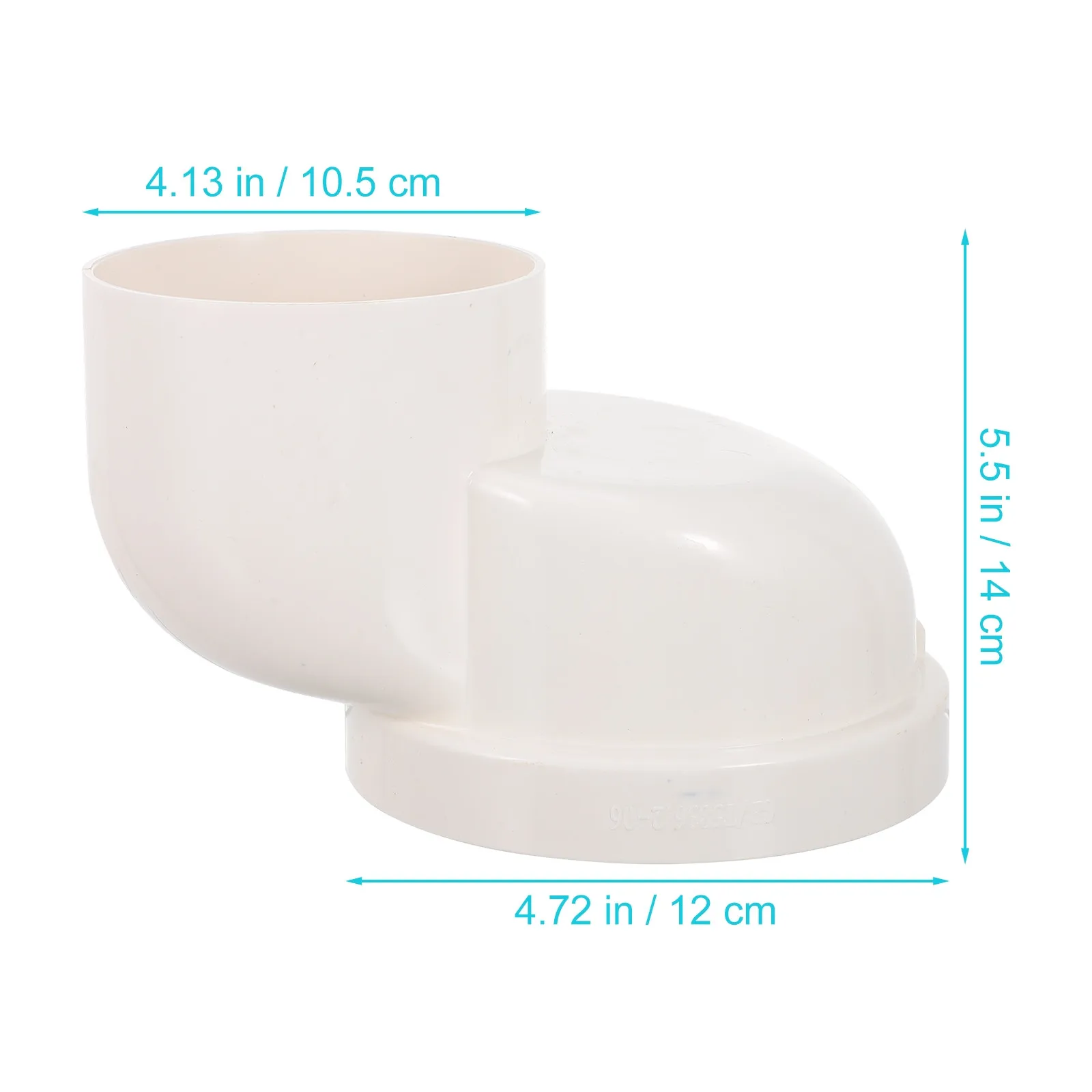 Toilet Shifter Leak-proof Drainage Potty PVC Thickened Wall Anti-corrosion Long Life Easy Install Rubber Ring Seamless Joint
