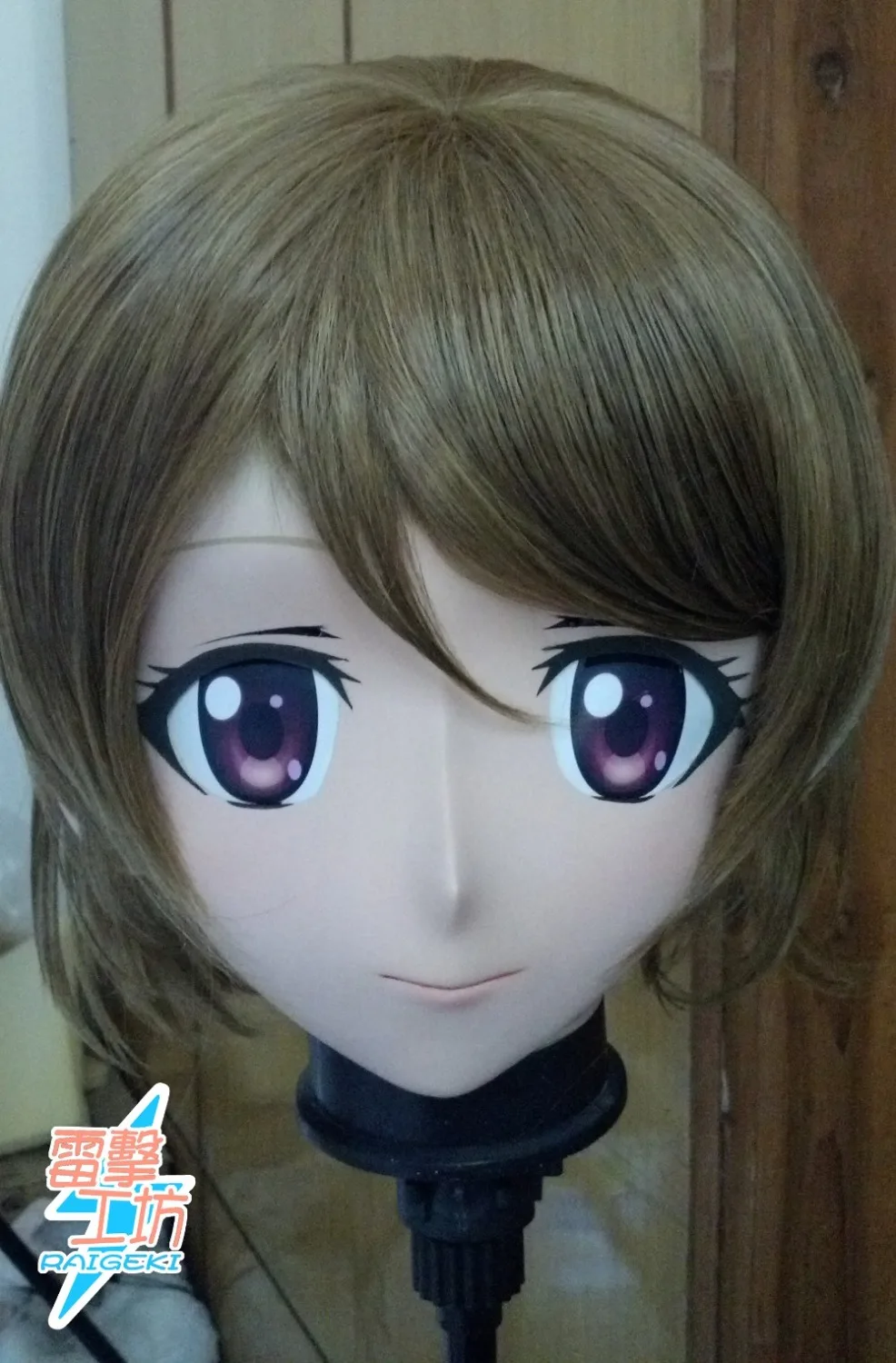 (KM91845)Top Quality Handmade Female Resin Crossdress Outfit Cosplay Japanese Role Play Anime Kigurumi Mask Crossdresse