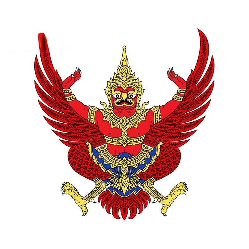 Car Stickers front windshield  ROYAL COAT OF ARMS THAILAND THAI FLAG PATCHES PATCH Car Sticker Occlusion Scratch  Accessories