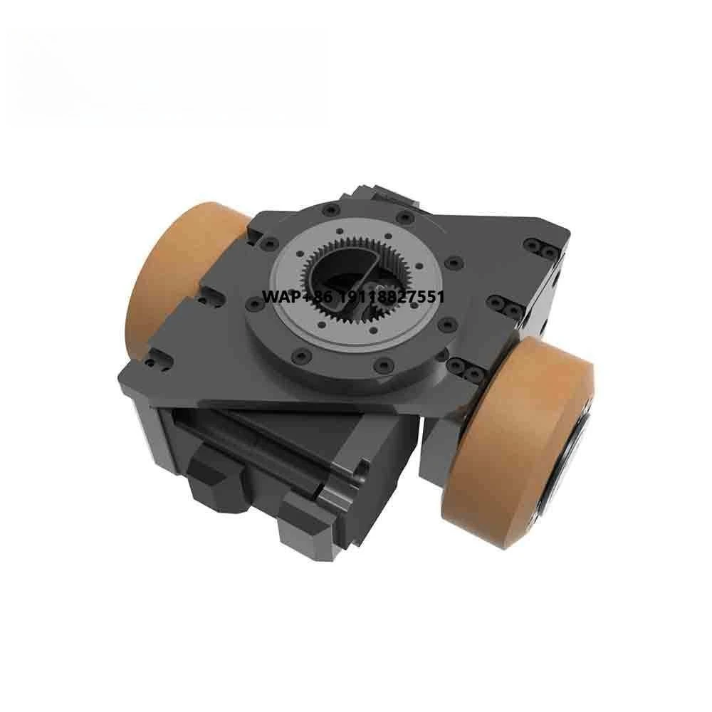 Plutools Customized 200W Servo Motor Differential Drive Wheel Unit 85mm Diameter for Material Handling Equipment AGV AMR