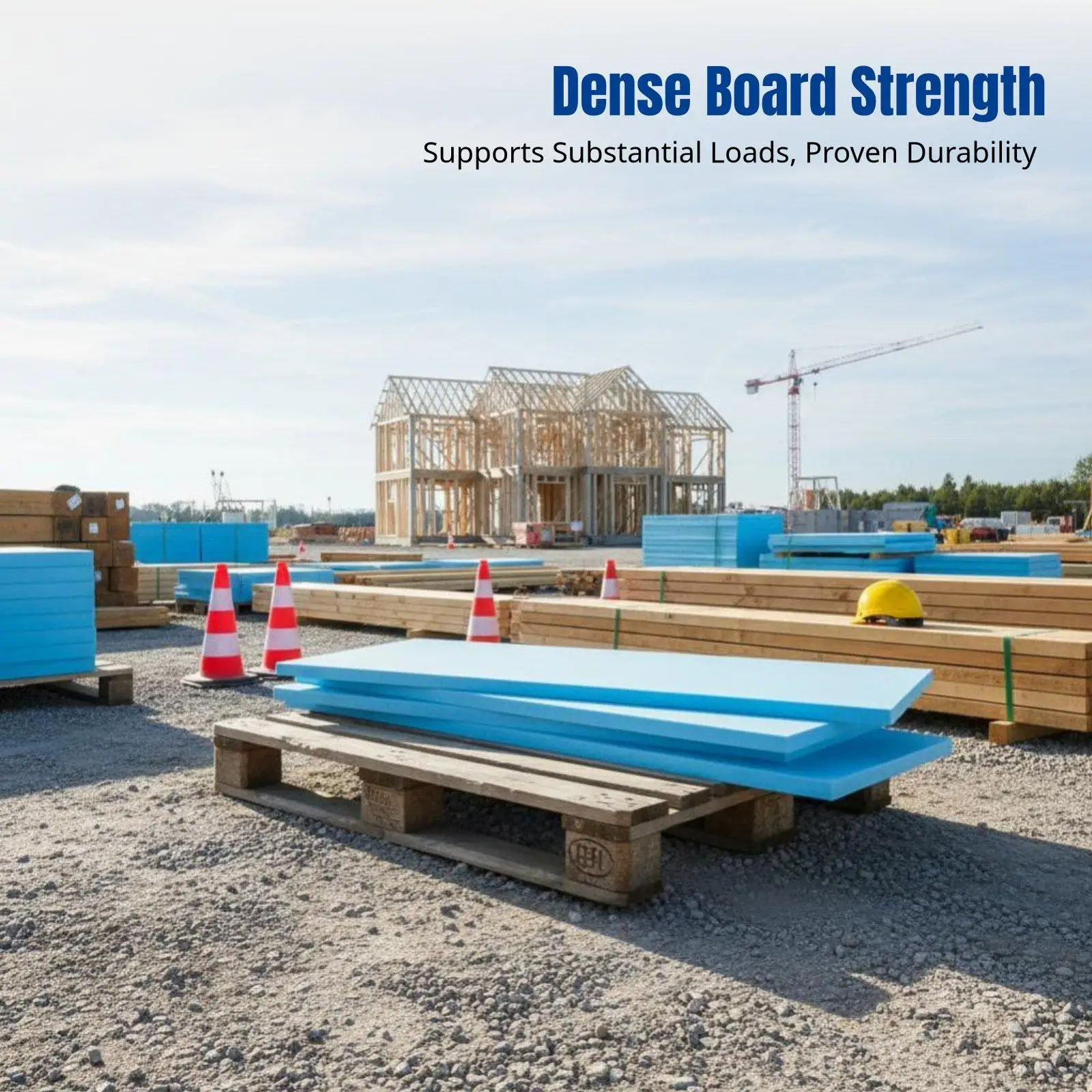 Extruded Polystyrene Insulation Board Fireproof XPS Foam Sheet for Interior Wall Exterior Cladding Support