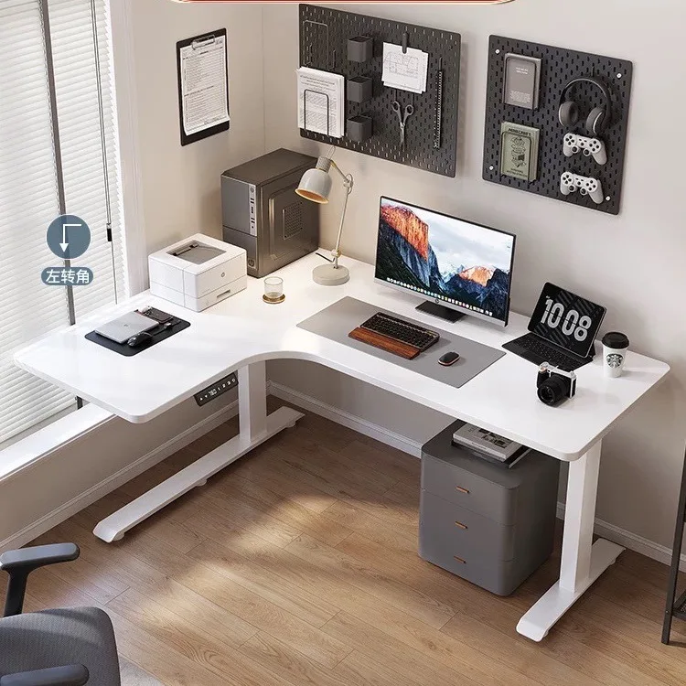 Corner Electric Lifting Home Study Book Desk Corner Lifting Computer