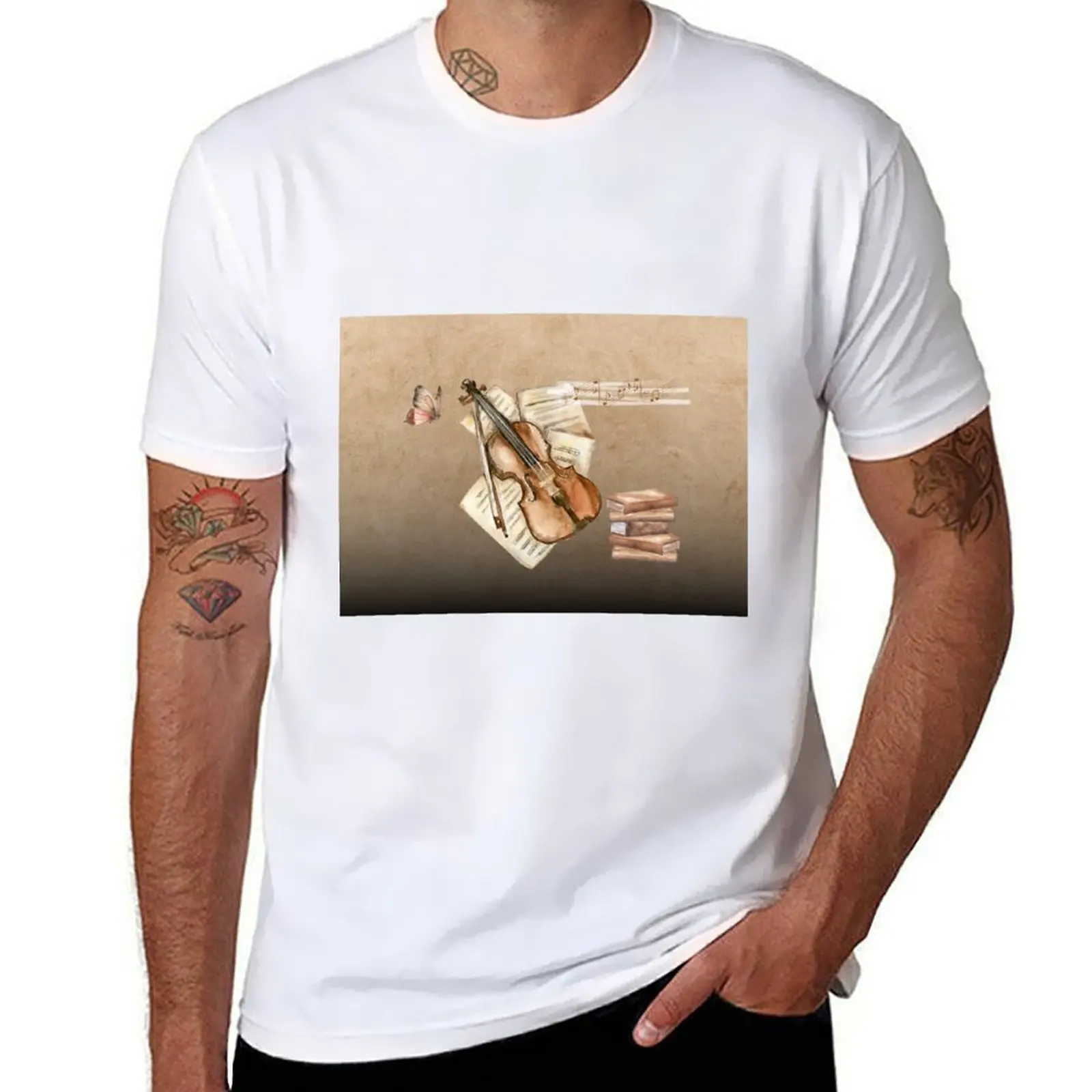 Violin Vintage T-Shirt Performance Dry Fit T-Shirt