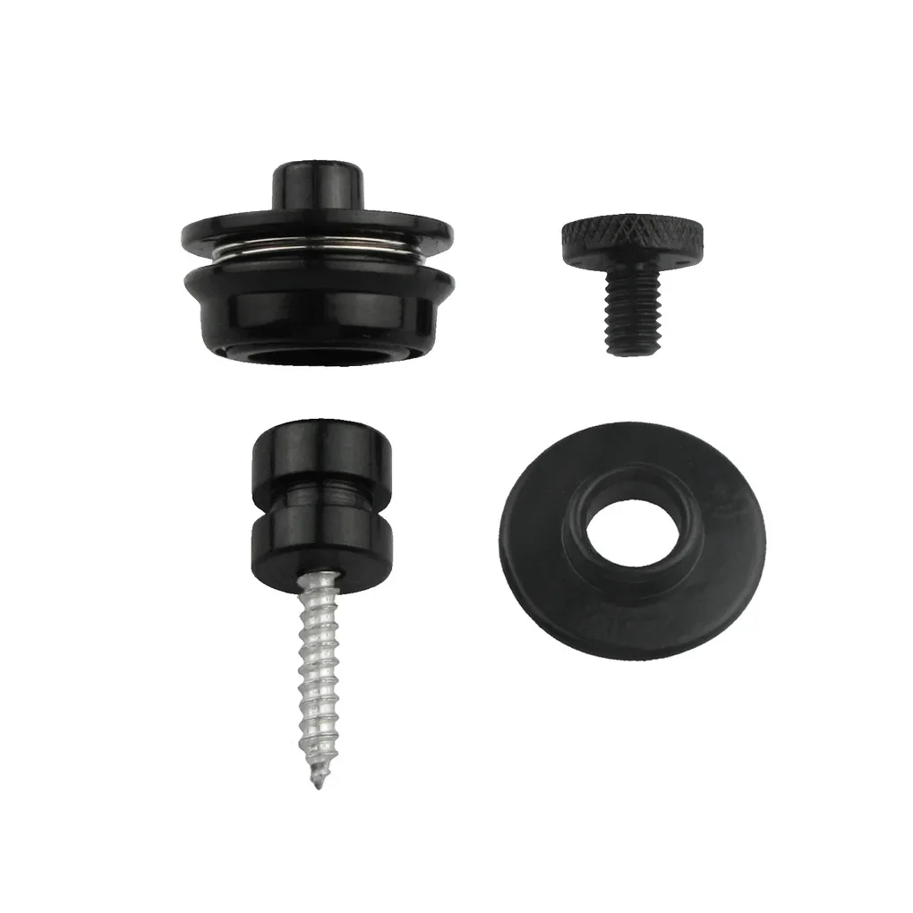 

2 шт., противоскользящие гитарные ремни, кнопки с фиксирующим ремнем для акустической электрогитары, бас-гитары