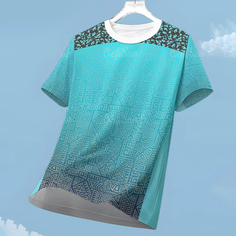 تي شيرت رجالي موضة كتلة الألوان ثلاثية الأبعاد طباعة تي شيرت في الهواء الطلق تشغيل اللياقة البدنية الرياضة قصيرة الأكمام الصيف عادية س الرقبة فضفاضة تنفس