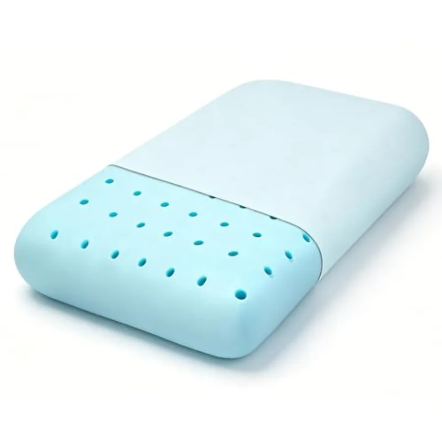 

HIMOON Cooling Memory Foam Pillow, Bed Pillow for Sleeping, Size, Breathable Memory Foam, Premium Support with Washable Cover f