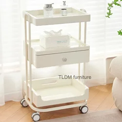 Beauty Utility Salon Trolley Equipment White Hair Rolling Tools Carrello Storage Manicure Carrello Estetica Barbershop Furniture HD