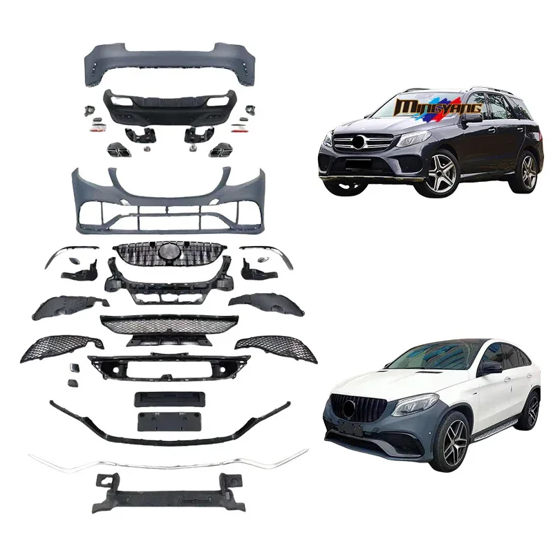 

Modification Complete GLE Upgrade to GLE 63 Style Bodykit Car Bumper Diffuser Accessories for C292 GLE Coupe 1