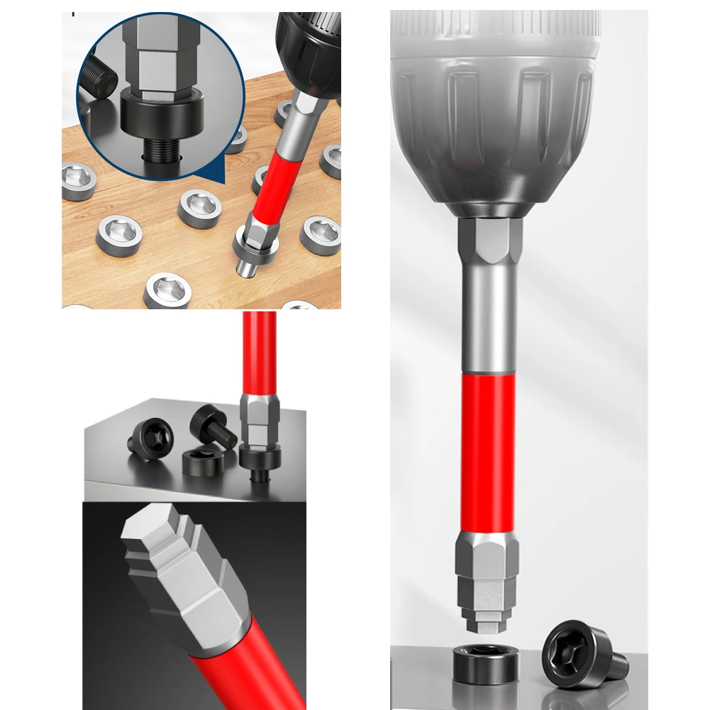1/3Pcs Strong Magnetic Screwdriver Set 65/100mm Length 6.35mm Hex Shank Electric Screwdriver Bits 1.5mm To 6mm Screwdriver Bit image 3