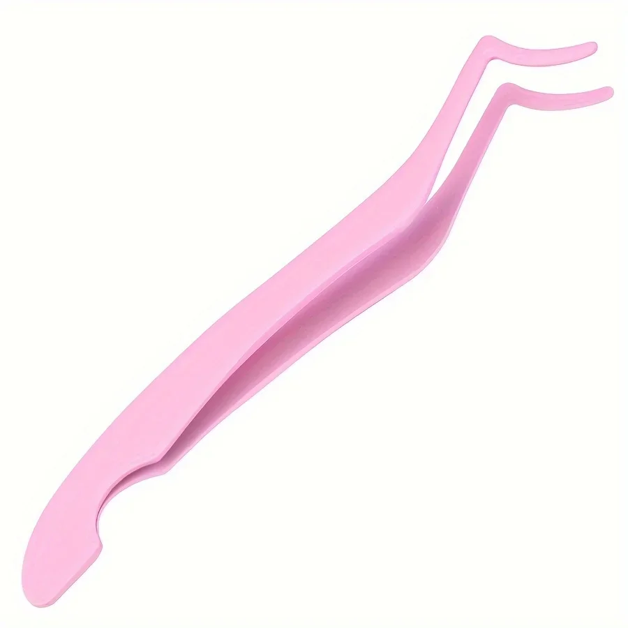 Recourbe-cils droit et incurvé haute densité, pince à épiler, outil de greffe de fleurs, conception en forme d'hippocampe, extension de cils