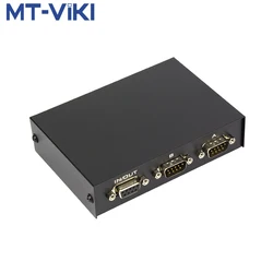 MT-VIKI 2 Port Manual RS232 Serial Port Switcher One-To-Two DB9 Print Sharing Device COM Splitter MT-232-2