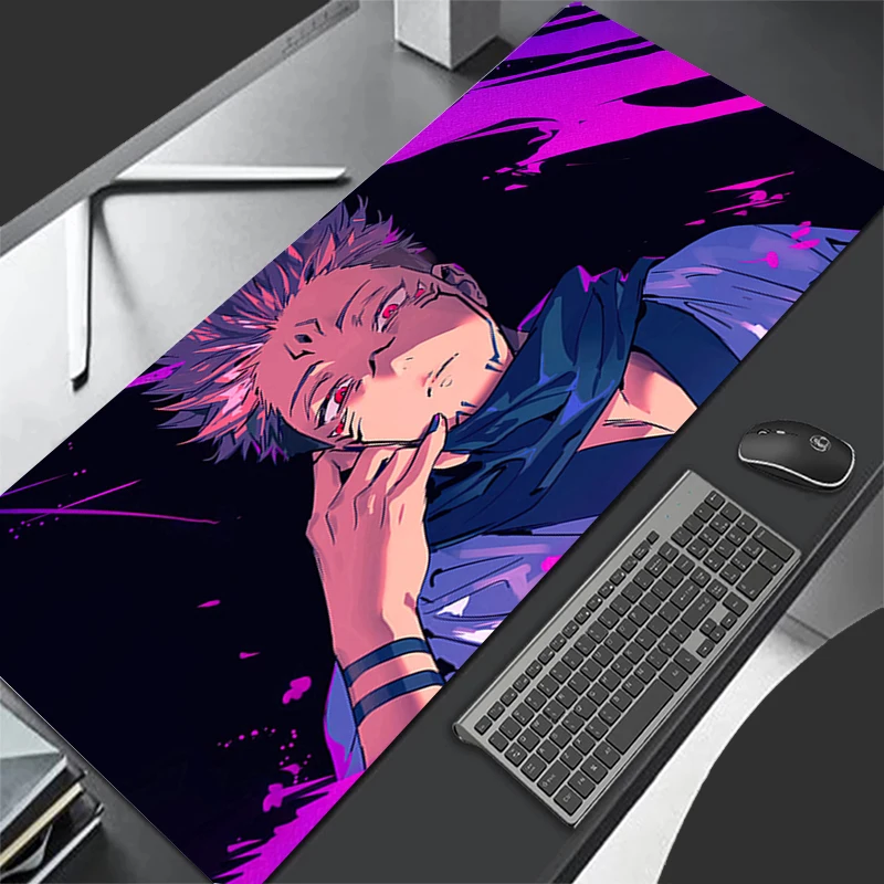 

Large E-sports Mouse Pad jujutsu Kaisen Sukuna Smooth Flexible Rubber Gamer PC Computer Keyboard For CSGO Kawaii Anime Mosuepad