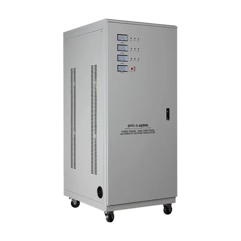 Industrial Servo TNS 45KVA Three Phase Servo Copper Coil 50Hz 60HZ Power SVC Automatic Regulator AVR
