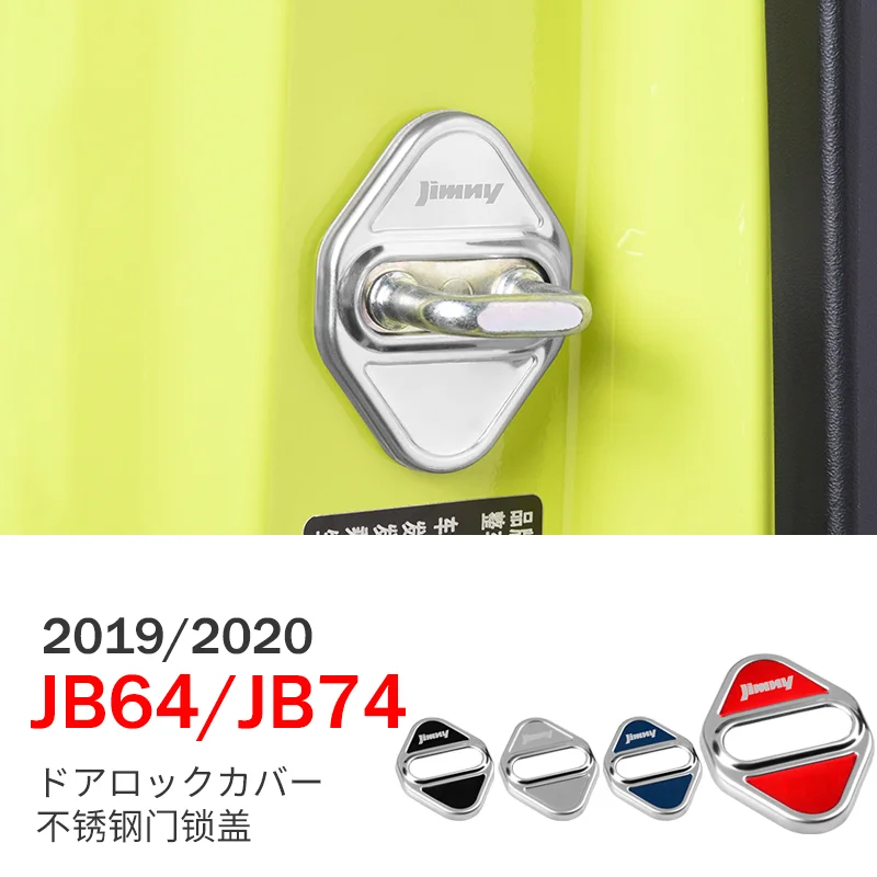 

Car Door Lock Covers For Jimny JB64 JB74 2019 2020 Styling Protective Decoration Interior Sticker Accessories