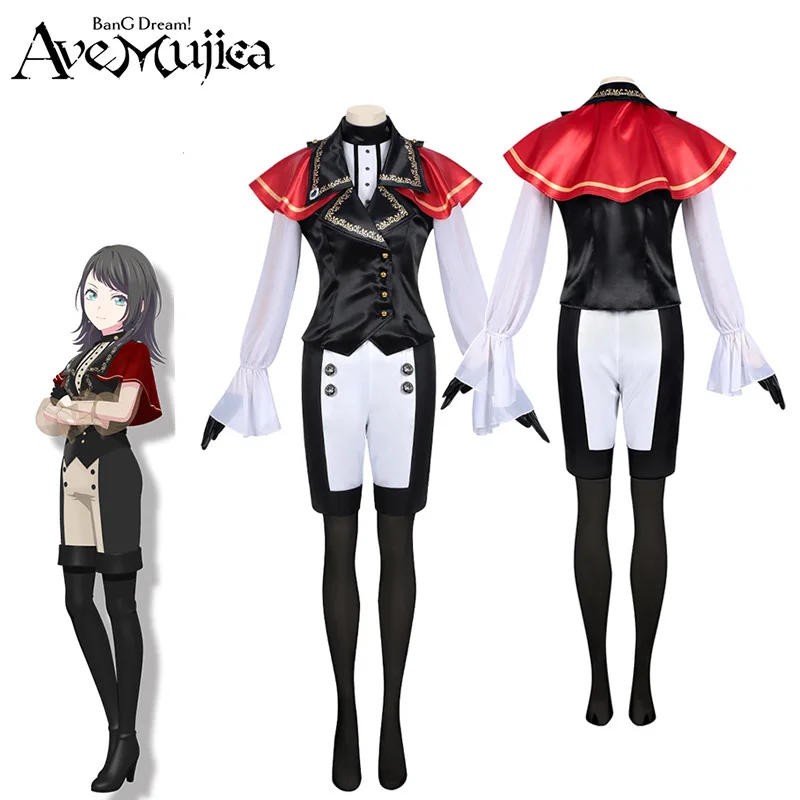 BanG Dream! Yahata Umiri Cosplay Costume Ave Mujica Masked Ball Uniform Sets Timoris Anime Clothing Carnival Party Dressing Up