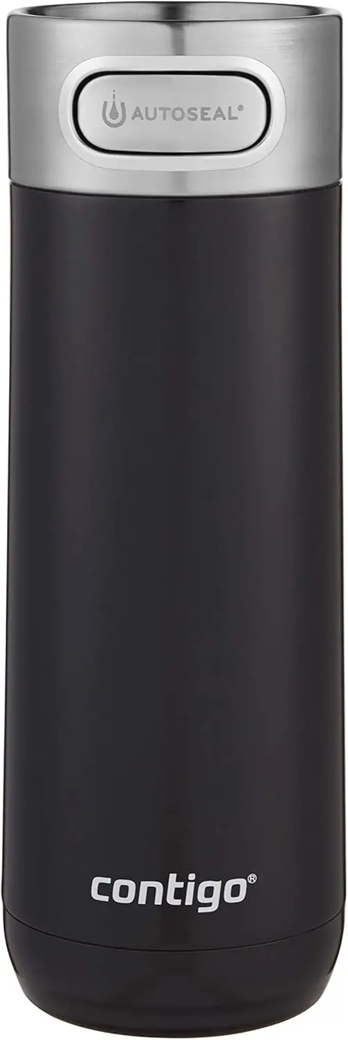 

16oz Vacuum-Insulated Stainless Steel Travel Mug, Leak-Proof and Dishwasher Safe for Hot/Cold Drinks