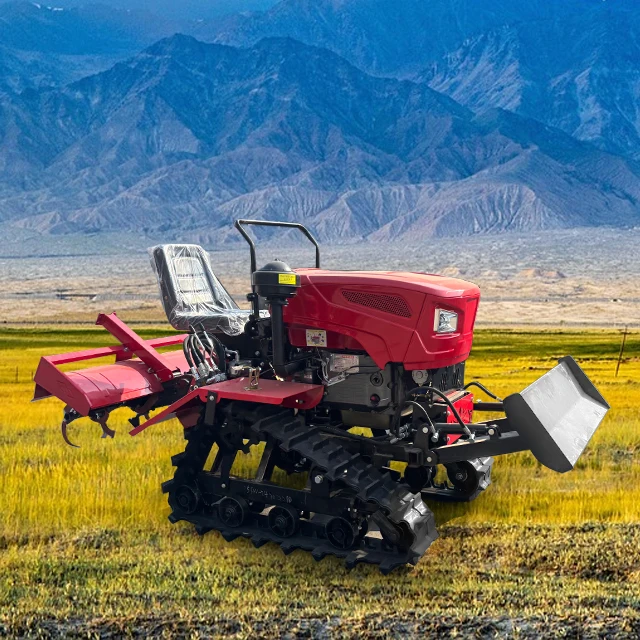 Multi-Functional Micro-Cultivator for Small Agricultural Orchards Automatic Rotary Cultivator High-Capacity Engine