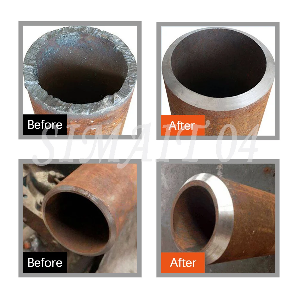 1200 واط 1500 واط الكهربائية أنابيب الصلب آلة الميلا T-شكل 28-159 مللي متر 50r/دقيقة التوسع الداخلي الأنابيب Beveler آلة الأخدود