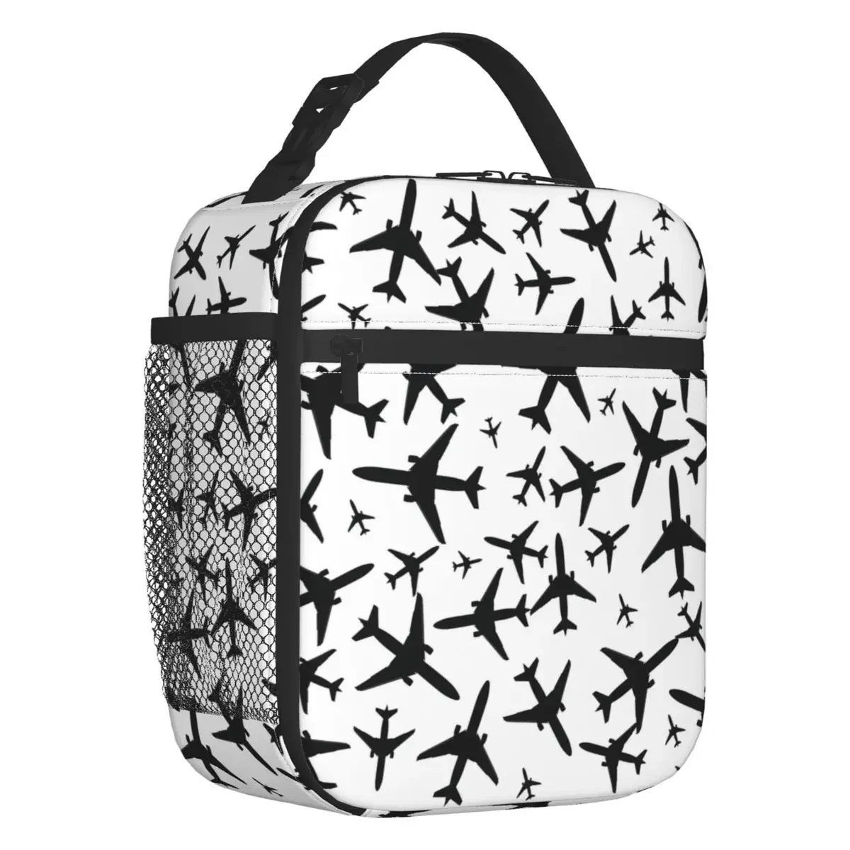 Supermarine Spitfire Insulated Lunch Bag Portable Fighter Plane WW2 War Pilot Aircraft Airplane Thermal Cooler Lunch Box Office