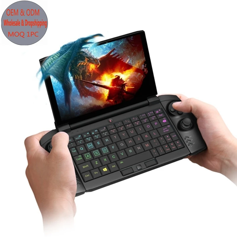 WiFi Version OneGx1 Pro PC Mini Laptop with Gamepad RGB Keyboard 12000mAh Battery 7.0 inch Win 10 Core  i7 Pocket Gaming Laptop