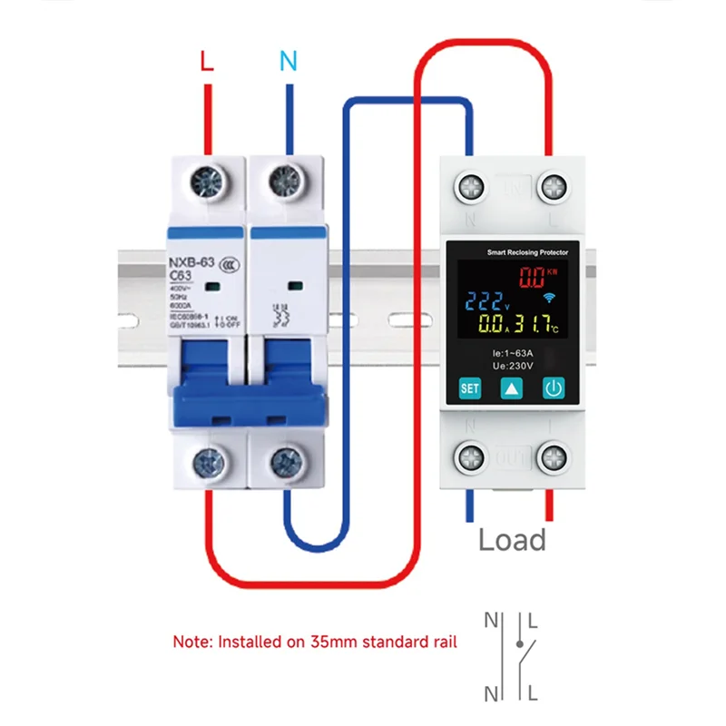 a29f-2x-zigbee-tuya-smart-life-2p-63a-circuit-breaker-earth-leakage-over-under-voltage-protection-protector