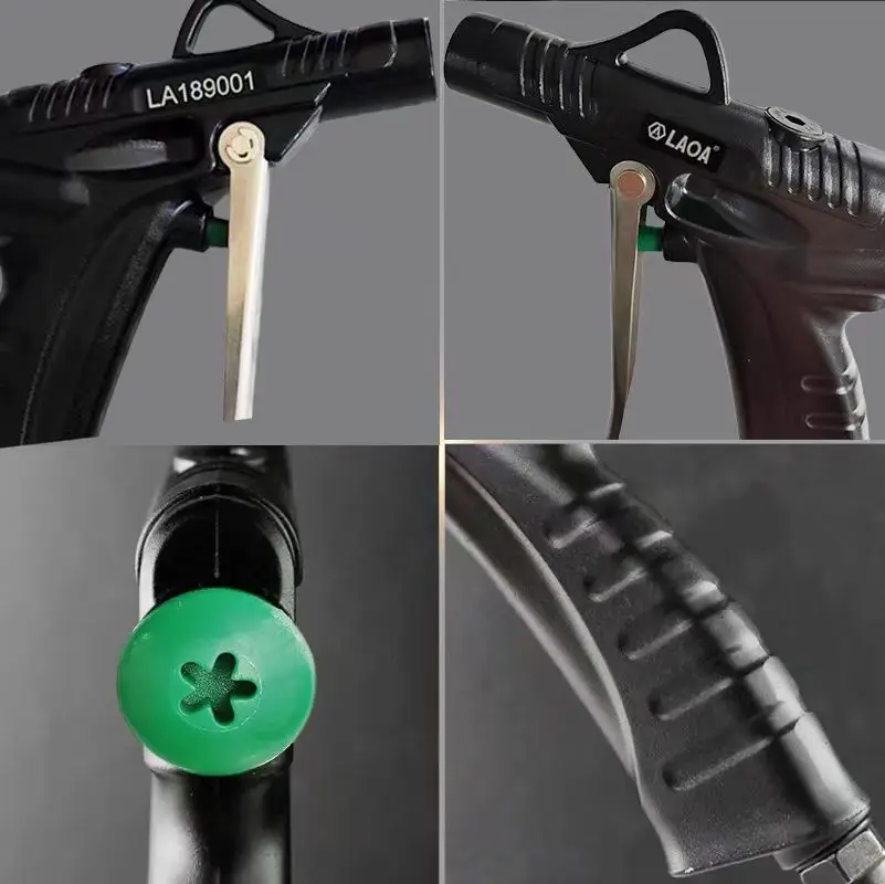 Imagem -06 - Laoa-aluminum Alloy Pneumatic Blow Gun Ventilador de Poeira o Ferramenta de Limpeza do Bocal Compressor Suprimentos de Limpeza Portáteis de Alta Pressã