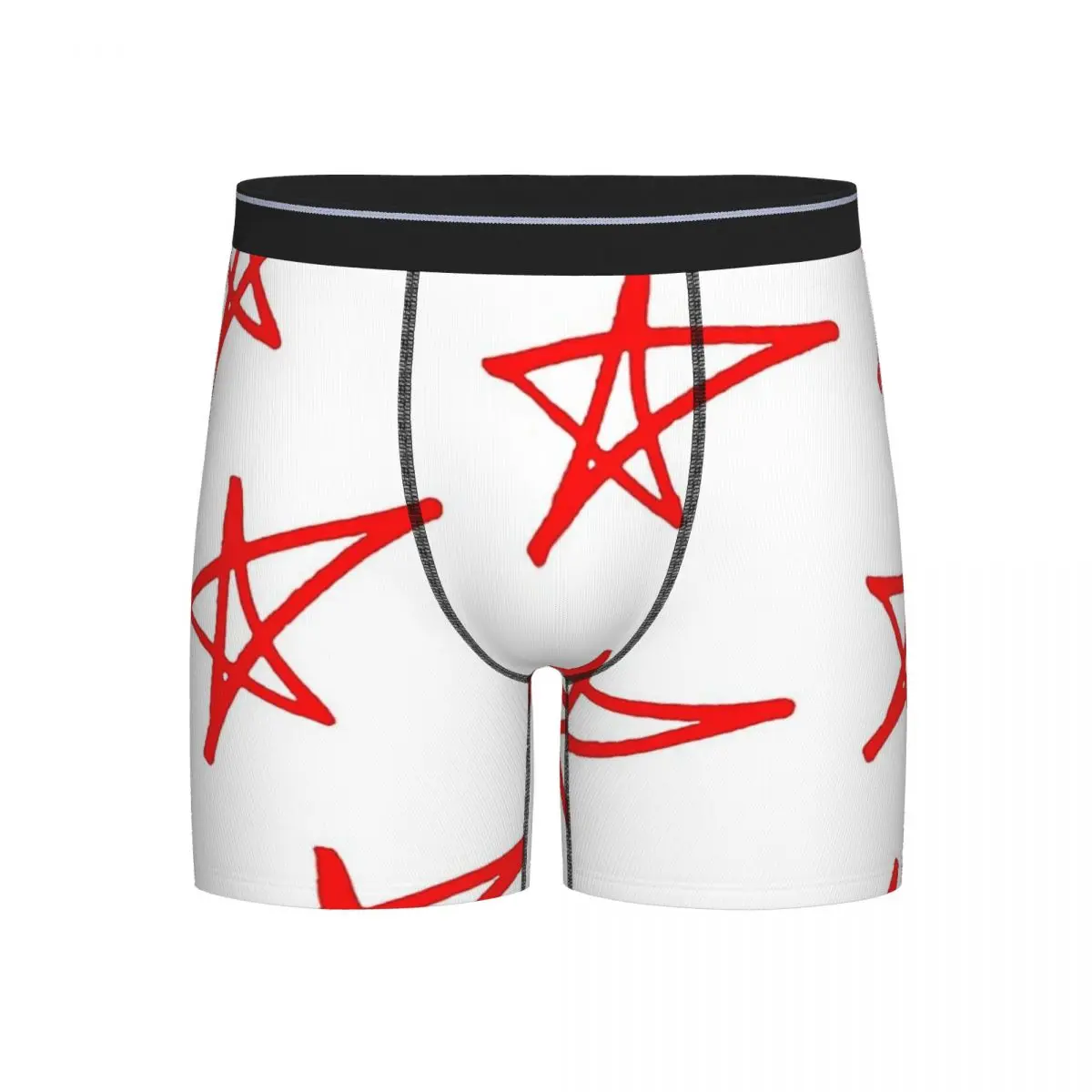 

Long Boxer Underpants Shorts Avril Lavigne Star Panties Men Ventilate Underwear for Homme Man Boyfriend Gift