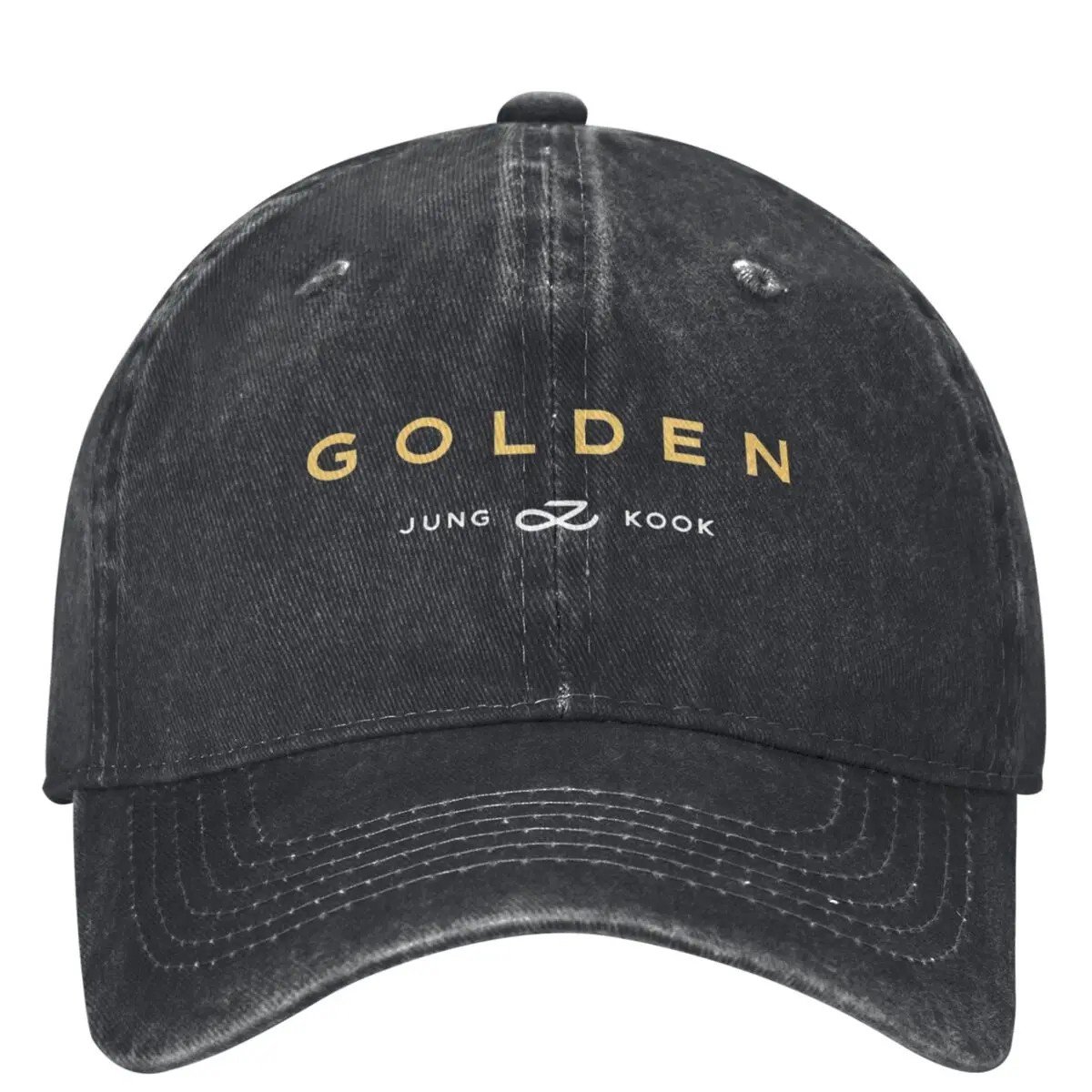 J-Jungkooks Kpop Golden Album Baseball Cap Outfits For Men Women Vintage Distressed Washed Hats Sun Cap Adjustable