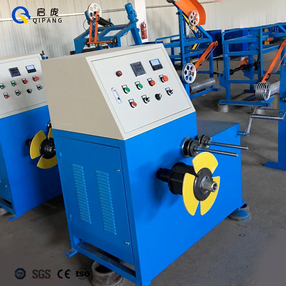 QIPANG Cable Coiling Machine High Speed Optical Fiber Take-up Machine Semi-automatic PVC Cable Coil Winder Machine