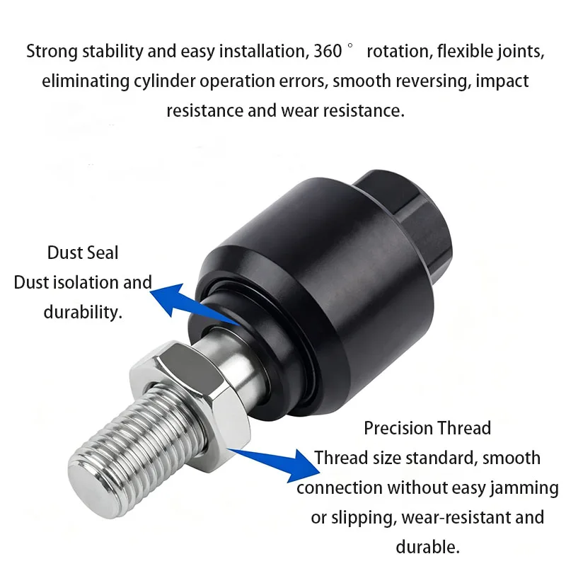 Universal floating joint SC/MA/MAL cylinder connection accessory M4M5M6M8 joint flexible and freely rotatable