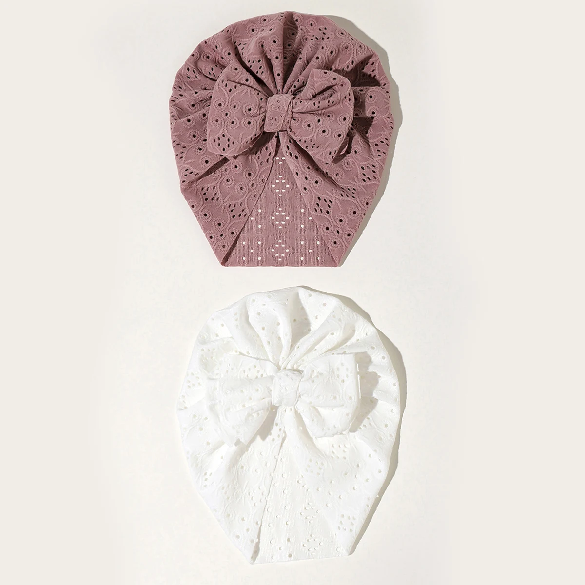 

Baby Girls Bowknot Turban Hat Newborn Summer Beanie Caps Toddler Head Wraps Kids Headbands Headwear Elastic Hair Accessories