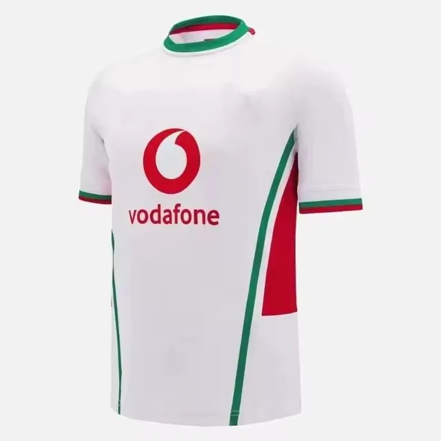 Maillot de rugby du Pays de Galles 2025, maillot d'entraînement de rugby à l'extérieur, taille: S-5XL (nom et numéro College), 2024/25