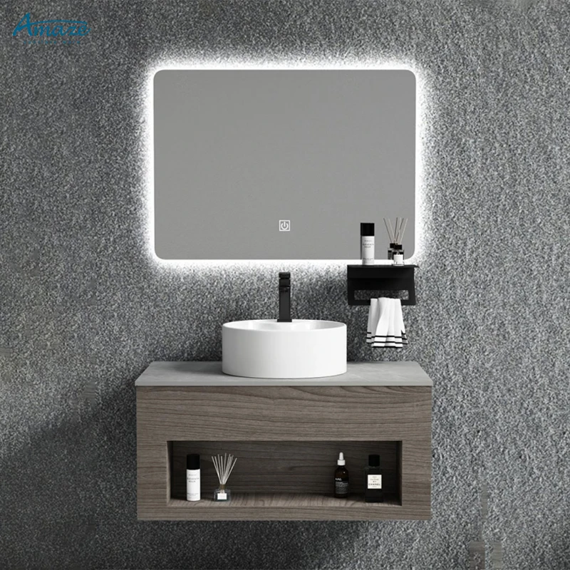 New Design Factory Direct Sales Small Space Toilet Stainless Steel Bathroom Wall Vanity Cabinet