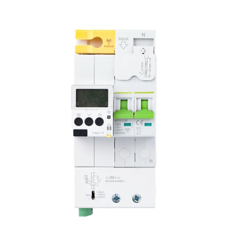 App remote control energy management leakage protection monitoring and early warning wifi3g4g intelligent circuit breaker