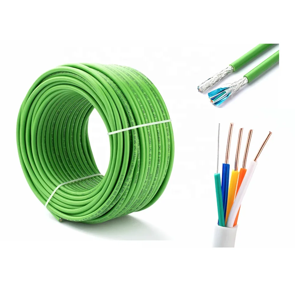 NIEUW Profinet Green 4-cores afgeschermde draad industriële Ethernet-kabel 6XV1840-2AH10
