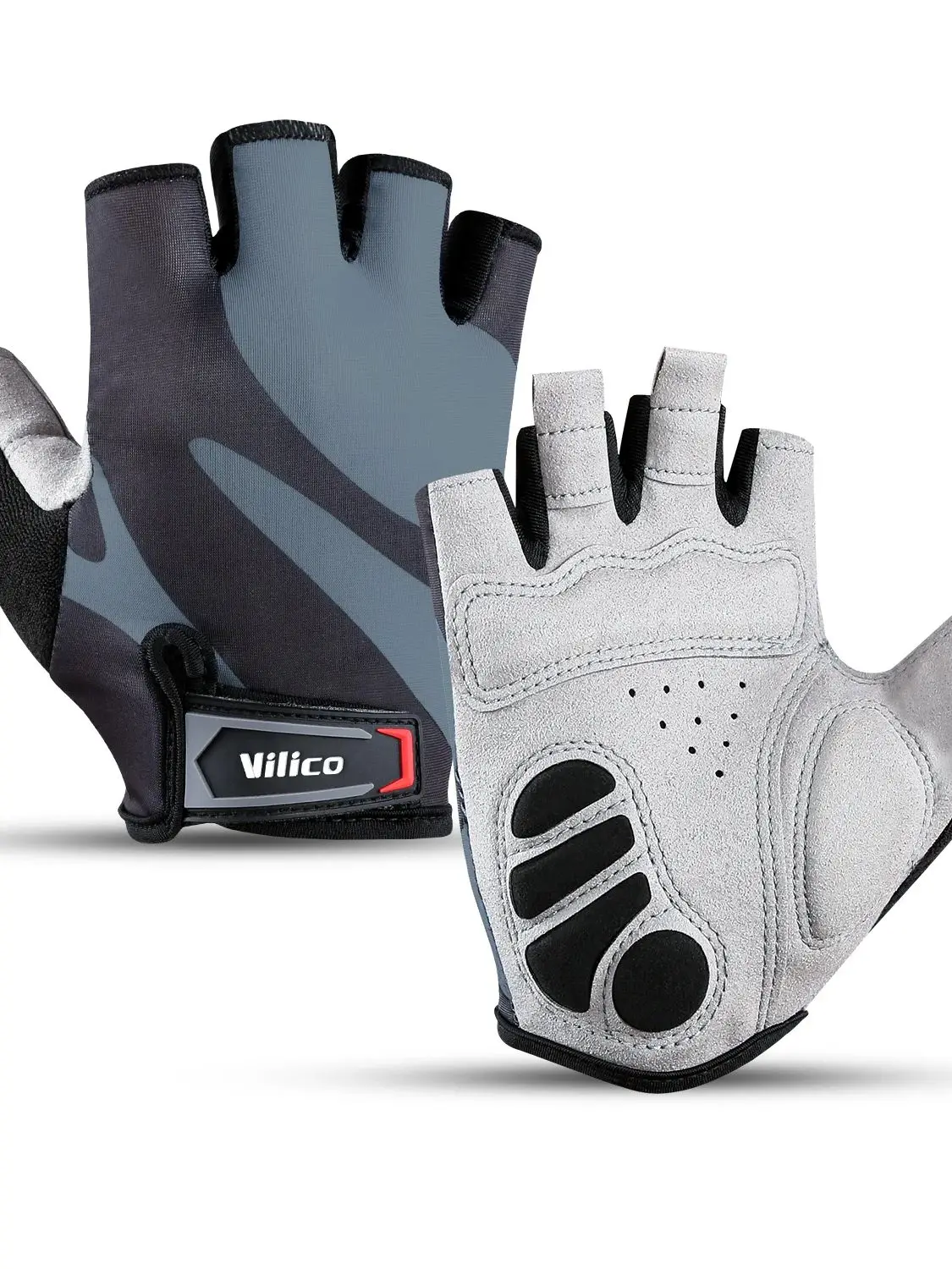 AliExpress Fezrgea Cycling Gloves Silicone Pad Adjustable Tightness Comfortable Half Finger Gloves for MTB Road Bike Unisex Sports Gloves